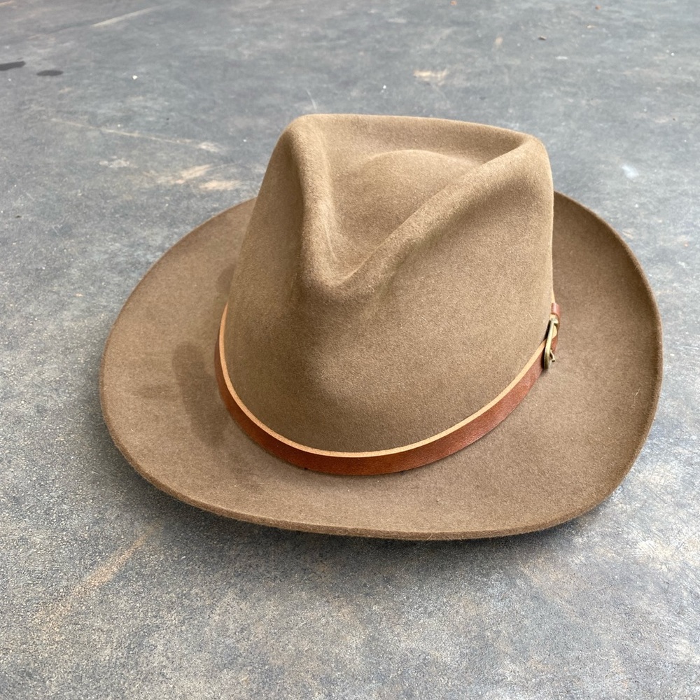 Stetson x LL Bean Moose River Fedora 7 1/8